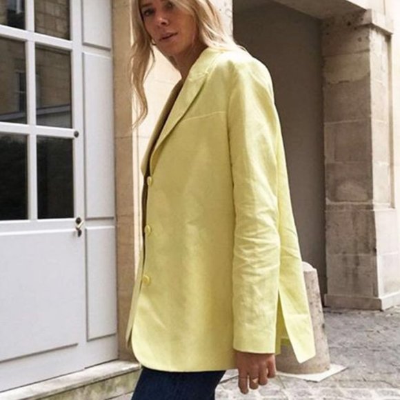 & Other Stories Jackets & Blazers - SOLD - & OTHER STORIES Oversized Linen Blazer 10